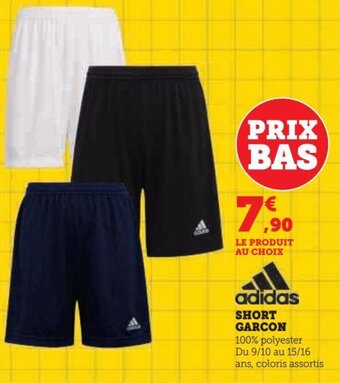 Hyper U SHORT GARCON offre