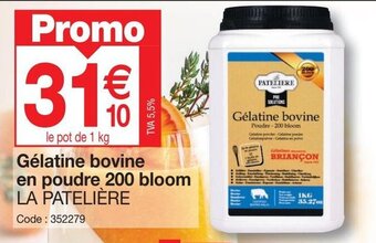 Promocash Gélatine bovine en poudre 200 bloom offre