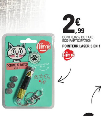 E.Leclerc POINTEUR LASER 5 EN 1 offre