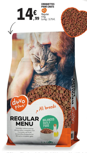 E.Leclerc CROQUETTES POUR CHATS offre