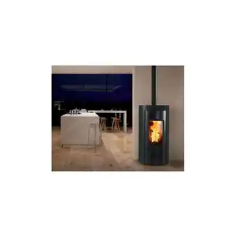 Intermarché Poêle à granulés de bois 9kw noir - c077fe.06-ha9-b offre