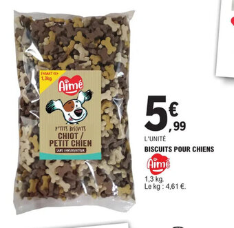 E.Leclerc BISCUITS POUR CHIENS offre