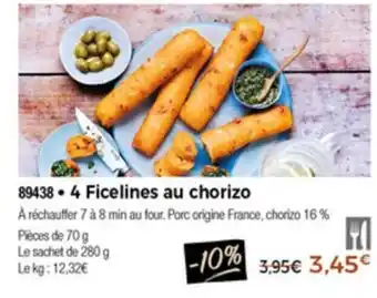 Thiriet 4 Ficelines Au Chorizo offre