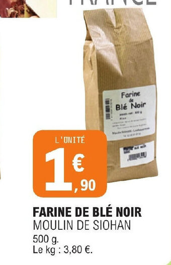 E.Leclerc FARINE DE BLÉ NOIR offre