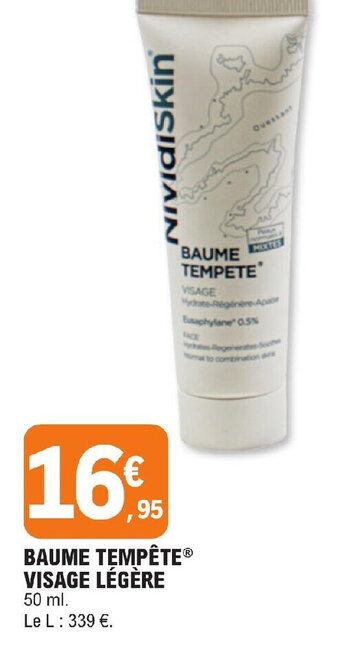 E.Leclerc BAUME TEMPÊTE VISAGE LÉGÈRE offre