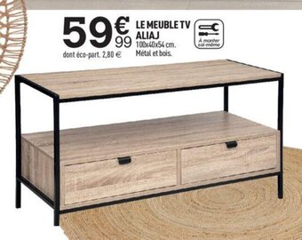 Centrakor LE MEUBLE TV ALIAJ offre