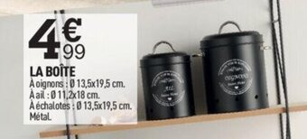 Centrakor LA BOÎTE offre