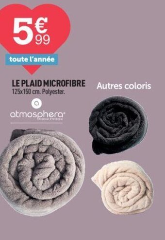 LE PLAID MICROFIBRE
