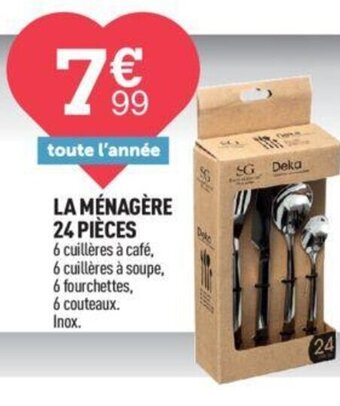 Centrakor LA MÉNAGÈRE 24 PIÈCES offre