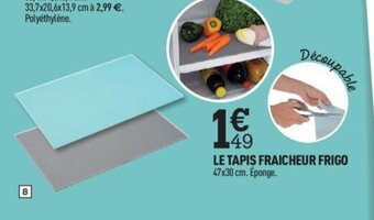 Centrakor LE TAPIS FRAICHEUR FRIGO offre