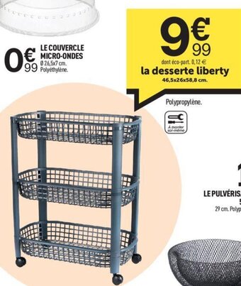Centrakor La desserte liberty offre