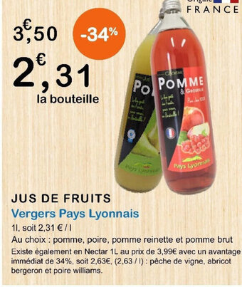 E.Leclerc JUS DE FRUITS offre