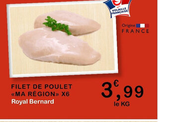 E.Leclerc FILET DE POULET MA RÉGION offre