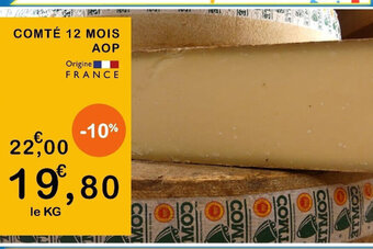 E.Leclerc COMTÉ 12 MOIS AOP offre