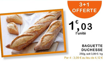 E.Leclerc BAGUETTE DUCHESSE offre