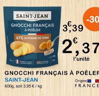 E.Leclerc GNOCCHI FRANÇAIS À POÊLER offre