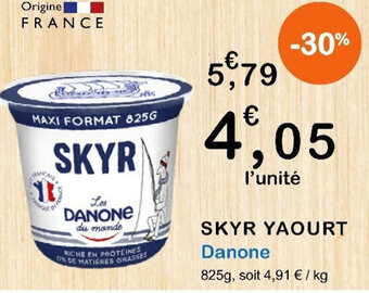 E.Leclerc SKYR SKYR YAOURT Danone offre