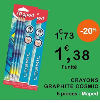 E.Leclerc CRAYONS GRAPHITE COSMIC offre