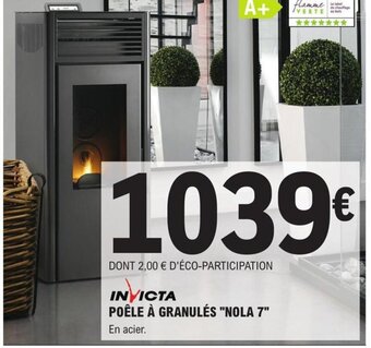 E.Leclerc Brico POÊLE À GRANULÉS NOLA 7 offre