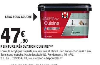E.Leclerc Brico PEINTURE RÉNOVATION CUISINE offre