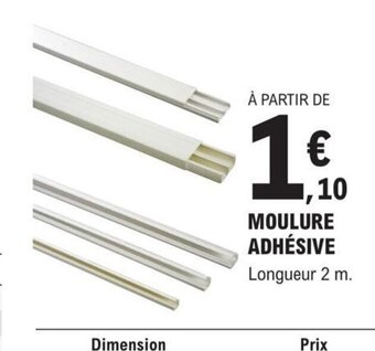 E.Leclerc Brico MOULURE ADHÉSIVE offre