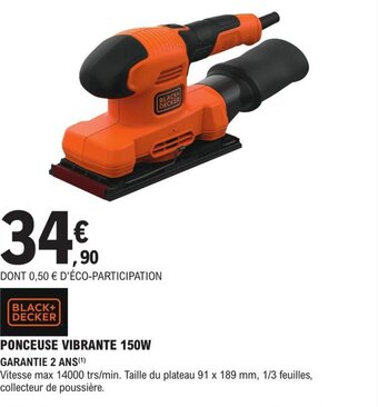 E.Leclerc Brico PONCEUSE VIBRANTE 150W offre