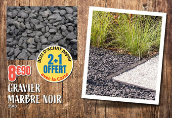 E.Leclerc GRAVIER MARBRE NOIR offre