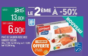 PAVÉ DE SAUMON ROSE MSC GIMBERT OCÉAN