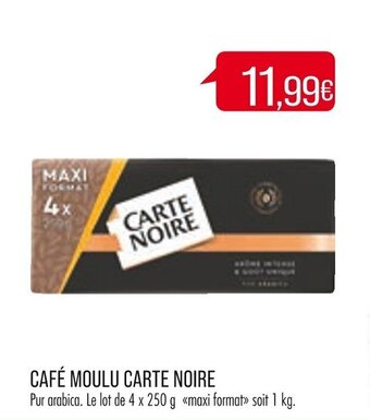 Match CAFÉ MOULU CARTE NOIRE offre