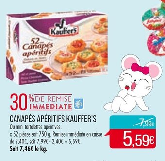 CANAPÉS APÉRITIFS KAUFFER'S