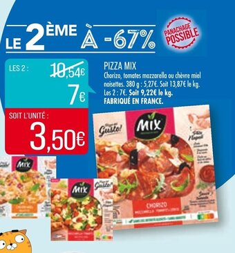 Match PIZZA MIX offre
