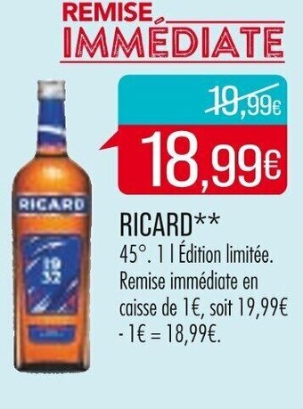Match RICARD offre