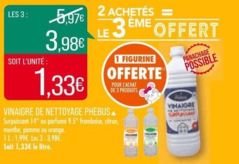 Match VINAIGRE DE NETTOYAGE PHEBUS offre