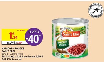 Intermarché Hyper HARICOTS ROUGES SAINT ÉLOI offre
