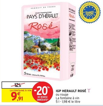 Intermarché Hyper IGP HERAULT ROSÉ offre