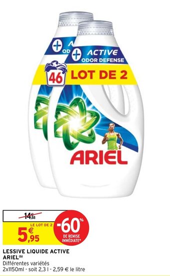 Intermarché Hyper LESSIVE LIQUIDE ACTIVE ARIEL offre