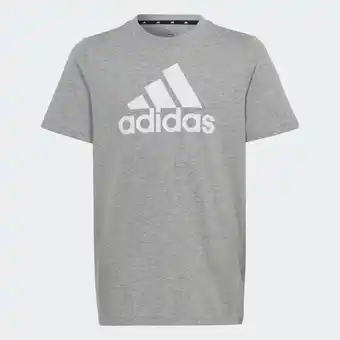 Decathlon T-shirt adidas gris et blanc logo offre