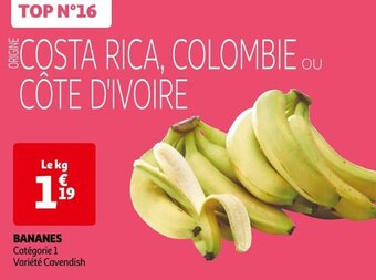 Auchan BANANES offre