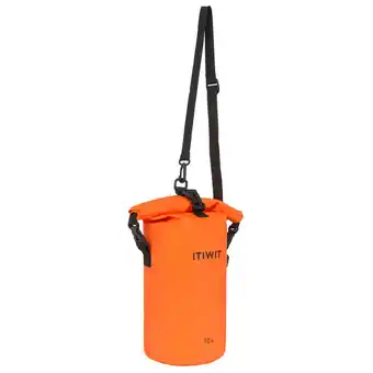 Decathlon Sac polochon étanche 10l orange offre