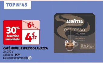 CAFÉ MOULU ESPRESSO LAVAZZA