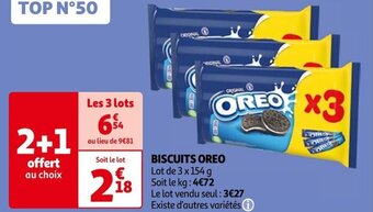 Auchan BISCUITS OREO offre