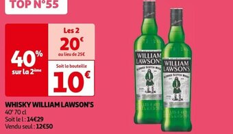 Auchan WHISKY WILLIAM LAWSON'S offre