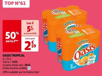 Auchan OASIS TROPICAL offre