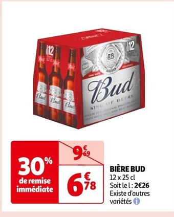 Auchan BIÈRE BUD offre