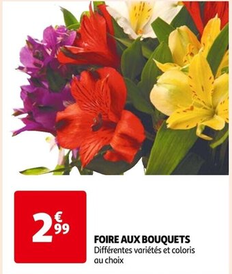 Auchan FOIRE AUX BOUQUETS offre