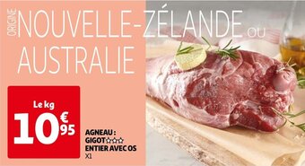 Auchan AGNEAU: GIGOT ENTIER AVEC OS offre