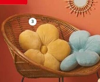 Auchan COUSSIN FORME FLEUR offre