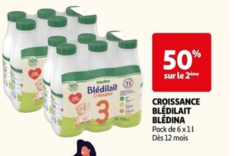Auchan CROISSANCE BLÉDILAIT BLÉDINA offre