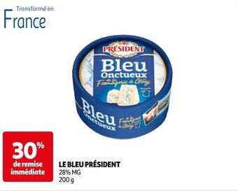 Auchan LE BLEU PRÉSIDENT offre