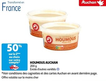 Auchan HOUMOUS AUCHAN offre